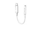 Alogic Elements Pro 10cm USB-C to 3.5mm Audio Adapter - White [ELPC35A-WH]