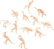 Vaguelly Fossilized Dinosaur Models 12pc Mini Dinosaurs Skeleton Toys Educational Dinosaur Toys for Boys and Girls