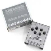 Aguilar Tone Hammer Silver Limited Edition Bass Pedal DI OVERDRIVE EQ Preamp New