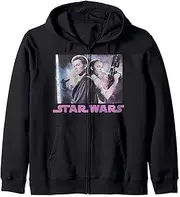 [STAR WARS] Padme & Anakin Portrait Zip Hoodie
