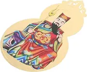 Generic General Amulet Card Amulet Decors Feng Shui Home Decor Chinese Style Amulet Taisui Card Amulets Traditional Decors Chinese New Year Amulet Luck Amulet Cards Good Luck Decors Copper