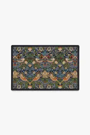 Morris & Co. Strawberry Thief Minor Indigo Doormat