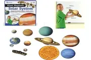 Learning Resources Giant Magnetic Solar System Whiteboard Display 13 Piece Set