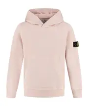 Stone Island Junior Long Sleeved Compass-Badge Hoodie 8Y,4Y,3Y,14Y,12Y,10Y pink