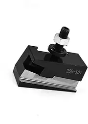 Timunr 1Pcs AXA 250-107 Quick Change Tool Post Holder Quick Change Post Universal Parting Blade Tool Holder
