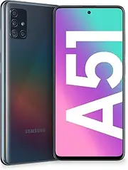 [Samsung] Galaxy A51 SM-A515F Dual-SIM 128GB Factory Unlocked 4G/LTE Smartphone (Prism Crush Black) - International Version