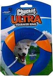 Chuckit! Ultra Squeaker Dog Ring Fetch Toy