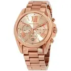 MICHAEL KORS MK5503 BRADSHAW ROSE GOLD TONE CHRONOGRAPH BRACELET WOMENS WATCH