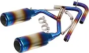 Exhaust System Motorcycle Exhaust Full System Modify Double Hole Muffler 51mm Fr&on&t Link Pipe For Ho&nd&a for GR&OM MSX125 SF125