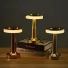 Dumbbell Shape Touch Control Lamp Creative Wireless Table Light for Hotel Bar