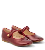 [Pom d'Api] Pom d'Api Daisy Baby patent leather Mary Jane flats UK 11 red