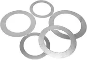 Stainless Steel Rings Flat Thin Gasket, 10/50pcs M2-M40 Sliver Washer Stainless Steel Ultrathin Adjust Rings Shim Flat Thin Flat Gasket(10pcs M12x16xThick Thick 0.2mm)