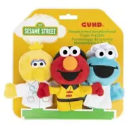 New Gund Sesame Street People In Your Neighborhood Finger Puppets Set