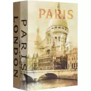 Barska CB12470 Paris & London Secret Hidden Steel Diversion Book Safe Lock Box