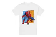 Spider-Man Mens Split T-Shirt (White) - UTTV5042