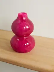 [Dinosaur Designs] Dinosaur Designs - Lotus Seed Resin Vase - Fuchsia - One size One size Pink