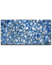 Ready2HangArt Arctic River Stones Wrapped Canvas Wall Art by Norman Wyatt