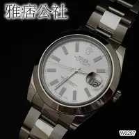 在飛比找Yahoo!奇摩拍賣優惠-[雅痞公社]瑞士原裝ROLEX勞力士 DATEJUST 11