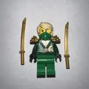 Lego Ninjago Lloyd Techno Robe Rebooted Gold Shoulder Armor NJO087 Minifigure