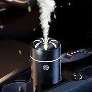 Gonlink Car Humidifier Diffuser - Smart Cool Mist Air Freshener for Essential Oils - USB for Car, Home, Office, Bedroom (Black)