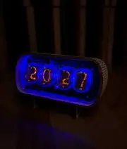 Complete NIXIE Tube Clock Kit with IN-12 Tubes | 24-Hour Format | Retro Steampun