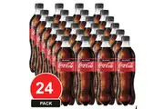 COCA COLA 600mL COKE NO SUGAR Pack 24