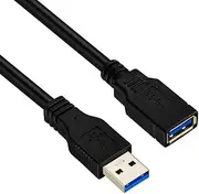 USB3.0 Extension Cable, Mensis-M USB 3.0 A Male to Female Lead 5Gbps Data Transfer Cales (1 Meter)