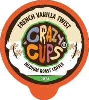 French Vanilla Decaf Flavored Coffee Pods - Amazing Decaf French Vanilla Twis...