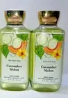Bath and Body Works 2 Pack Cucumber Melon Shower Gel Body Wash