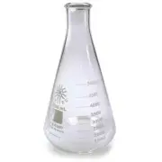 Borosilicate Glass Erlenmeyer Flask, 5000mL