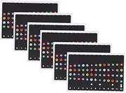 ERINGOGO 6 Sheets Ukulele Note Stickers of Practical Scale Stickers for Ukuleles Easy Identification Learning Tool Removable with Printing for Beginners
