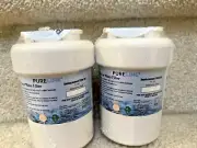 2 Pureline Refrigerator Water Filters Replacement Filter PL-100 Fits in GE MWF