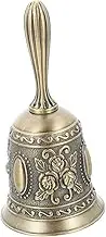 Retro Metal Hand Bell for Restaurant and Bar Sturdy Decorative Call Bell for Service and Home Decor Lightweight and Easy to Carry