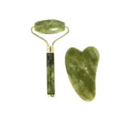 Jade Face Roller and Stone