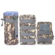 3 Pack Molle Tactical Pouches Outdoor Waist Bag Pocket Flashlight Phone Pouches