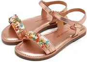 [GIOSEPPO] Girl's Effingham Flat Sandal, Rose Gold, 5 UK