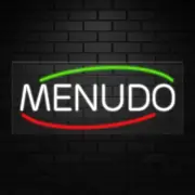 Menudo Sign for Business Displays | LED Flex Neon | 32"W x 13"H x 1"D