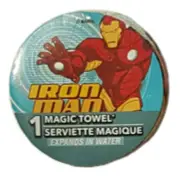 Ironman Marvel Comics Expandable Flannel Magic Wash Cloth Face Washer Towel #4