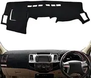 Car Flannel Dashboard Cover Dash Mat for Toyota Hilux SW4 Fortuner 2005-2010 2011 2012 2013 2014 2015 Right Hand Drive Dash Mat Dashboard Cover Carpet