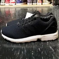 在飛比找蝦皮購物優惠-adidas ZX FLUX 黑色 白色 全黑 黑白 網布 