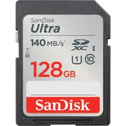 SANDISK SD128ULTRA-140 128GB 140MBS Water Resistant SDXC Card