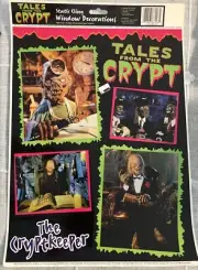 Vinatge New Tales From The Crypt Crypt Keeper Static Window Cling Decorations