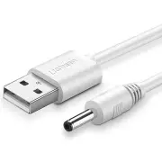 USB to DC 3.5mm Power Cable USB A Male to 3.5 Jack Connector 5V DC Power Supply Charger Adapter for HUB USB Fan Power Cable