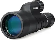 SVBONY SV45 10-30x50mm Zoom Monocular Telescope for Adults Waterproof with BaK4 Prism FMC High Power Mini Spotting Scope Bird Watching Hunting Gifts