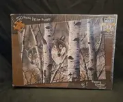 Master Pieces 550 Piece Puzzle Called Fleeting Glimpse Wolf by David Wenzel