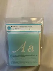 Martha Stewart Monogram FLOURISH Stencil set **NEW