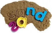 Learning Resources Lowercase Alphabet Sand Molds, Set of 26