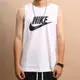 NIKE 運動背心 NSW TANK 棉 基本款 背心 白色 男 (布魯克林) AR4992-101