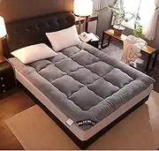 Lamb Wool Bedding Mattress King Soft Fluffy Pillow Mattress Pad Breathable Extra Thick Folding Sleeping Pads Futon Mattresses(180 x 200cm)