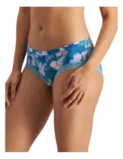 BERLEI BARELY THERE LUXE Sz 18 Midi Brief Bloom Scape turquoise / blue Rrp $23